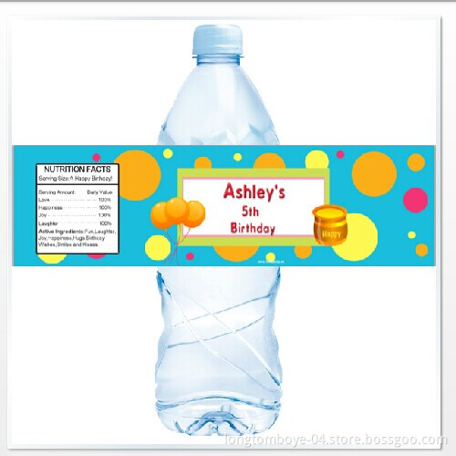 Customized Bottle Self-Adhesive Label Sticker